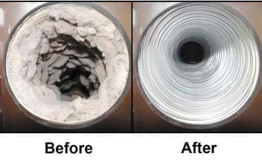 Dryer Vent Cleaning Services Before and After Dryer Lint Cleaner